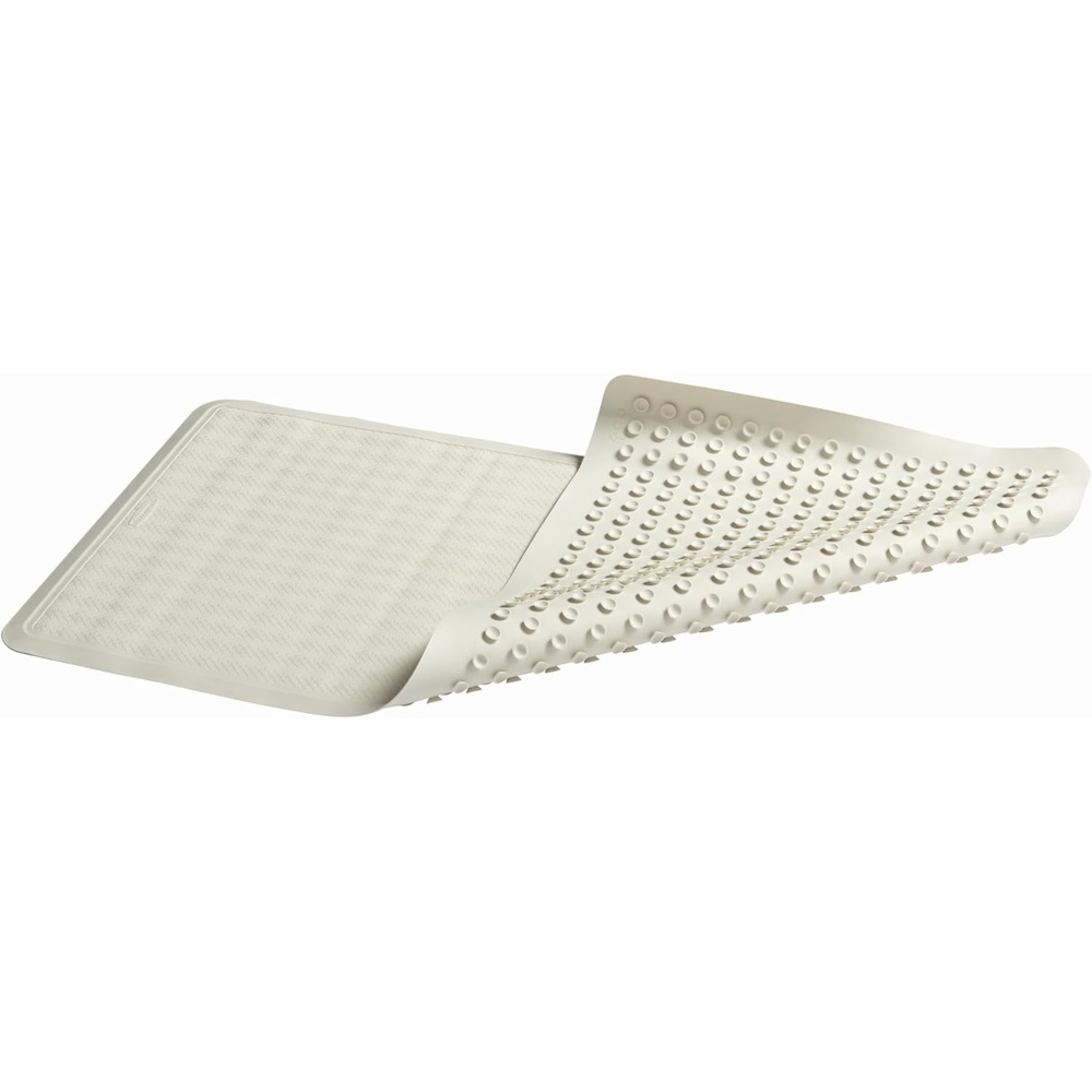 image:imageRubbermaid Commercial Products SaftiGrip Bath Mat Medium White SuctionBacked NonSlip for CommercialResidential Use for Shower StallBathtubBathroomXLarge
