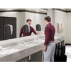 Rubbermaid Commercial Products AutoFoam LumeCel Hand Soap & Sanitizer Dispenser, Black/Chrome, Battery Free, Powered by Indoor Light, Touchless, Wall Mount, for Restrooms in Offices/Hotels(Chrome)