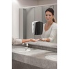Rubbermaid Commercial Products AutoFoam LumeCel Hand Soap & Sanitizer Dispenser, Black/Chrome, Battery Free, Powered by Indoor Light, Touchless, Wall Mount, for Restrooms in Offices/Hotels(Chrome)
