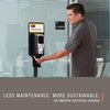 Rubbermaid Commercial Products AutoFoam LumeCel Hand Soap & Sanitizer Dispenser, Black/Chrome, Battery Free, Powered by Indoor Light, Touchless, Wall Mount, for Restrooms in Offices/Hotels(Black Pearl)