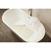 Rubbermaid Commercial Products Safti-Grip Bath Mat, Medium, White, Suction-Backed, Non-Slip for Commercial/Residential Use for Shower Stall/Bathtub/Bathroom(Large)
