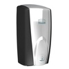 Rubbermaid Commercial Products AutoFoam LumeCel Hand Soap & Sanitizer Dispenser, Black/Chrome, Battery Free, Powered by Indoor Light, Touchless, Wall Mount, for Restrooms in Offices/Hotels(Chrome)